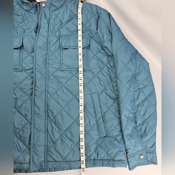 Peter Millar Norfolk Quilted Lightweight Bomber Jacket Blue XXL - Picture 16 of 16